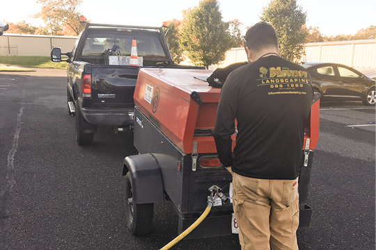 Fall blowout service